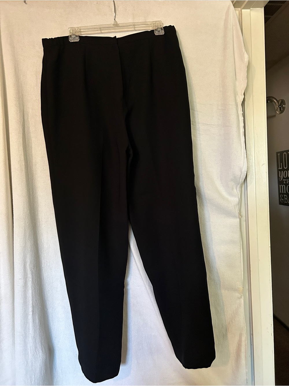 Women’s Black Dress Pants - Classic Straight Fit